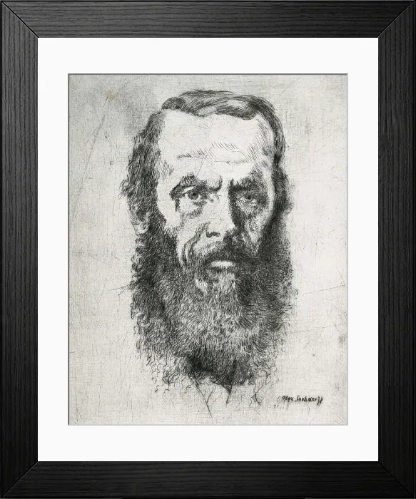 Framed Print : DOSTOYEVSKY, Fyodor Mikhaylovich (1821-1881). Portrait of Dostoyevksy from the work 'Netochka Nezvanova', an edition executed at Barcelona in 1949. Etching. SPAIN Framed Print : DOSTOYEVSKY, Fyodor Mikhaylovich (1821-1881). Portrait of Dostoyevksy from the work 'Netochka Nezvanova', an edition executed at Barcelona in 1949. Etching. SPAIN