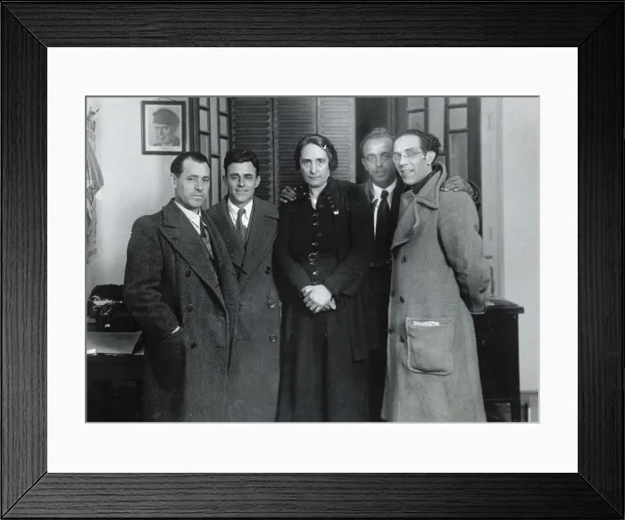 Framed Print : Spanish Civil War (1936-1939). Spanish communists leaders Framed Print : Spanish Civil War (1936-1939). Spanish communists leaders