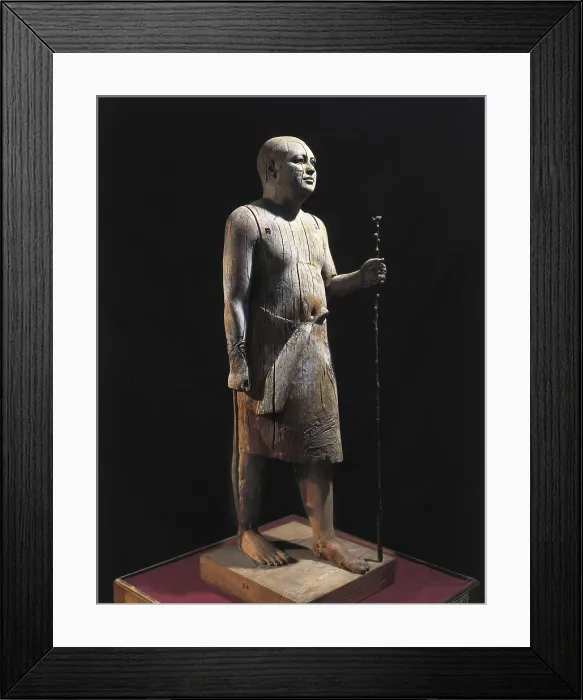 Framed Print : Ka-aper lcalled 'Sheikh El-Beled'. ca. 2465 BC. Work also known as 'The Headman of the Village', though his real activity was priest assistant. Sycamore wood Framed Print : Ka-aper lcalled 'Sheikh El-Beled'. ca. 2465 BC. Work also known as 'The Headman of the Village', though his real activity was priest assistant. Sycamore wood