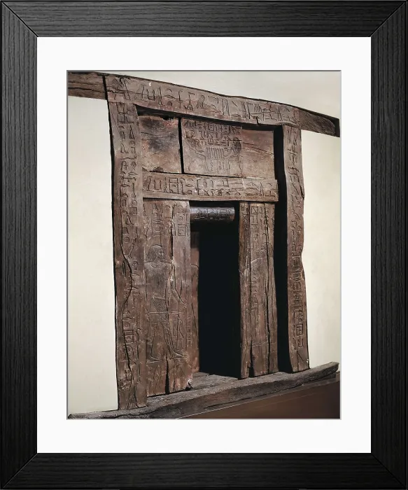 Framed Print : False door of Ika. 2575 BC. Acacia wood. 5th Dynasty, Old Kingdom. Egyptian art. Old Kingdom. Furniture. EGYPT. Cairo. Egyptian Museum. Proc: EGYPT. Saqqara Framed Print : False door of Ika. 2575 BC. Acacia wood. 5th Dynasty, Old Kingdom. Egyptian art. Old Kingdom. Furniture. EGYPT. Cairo. Egyptian Museum. Proc: EGYPT. Saqqara