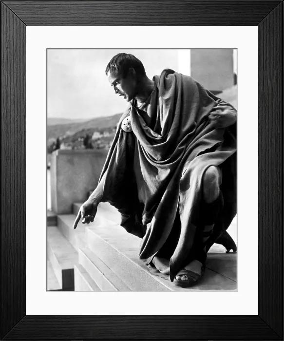 Framed Print : JULIUS CAESAR, Marlon Brando, 1953