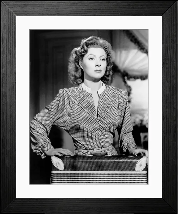 Framed Print : ADVENTURE, Greer Garson, 1945