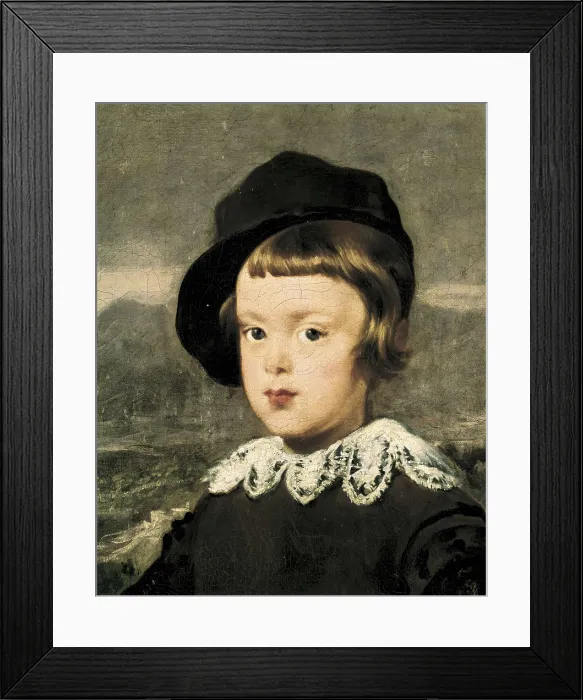 Framed Print : VELAZQUEZ, Diego Rodrguez de Silva (1599-1660). Prince Balthasar Carlos. 1635 - 1636. Dtail of the face. Baroque art. Oil on canvas. SPAIN. Madrid. Prado Museum Framed Print : VELAZQUEZ, Diego Rodrguez de Silva (1599-1660). Prince Balthasar Carlos. 1635 - 1636. Dtail of the face. Baroque art. Oil on canvas. SPAIN. Madrid. Prado Museum