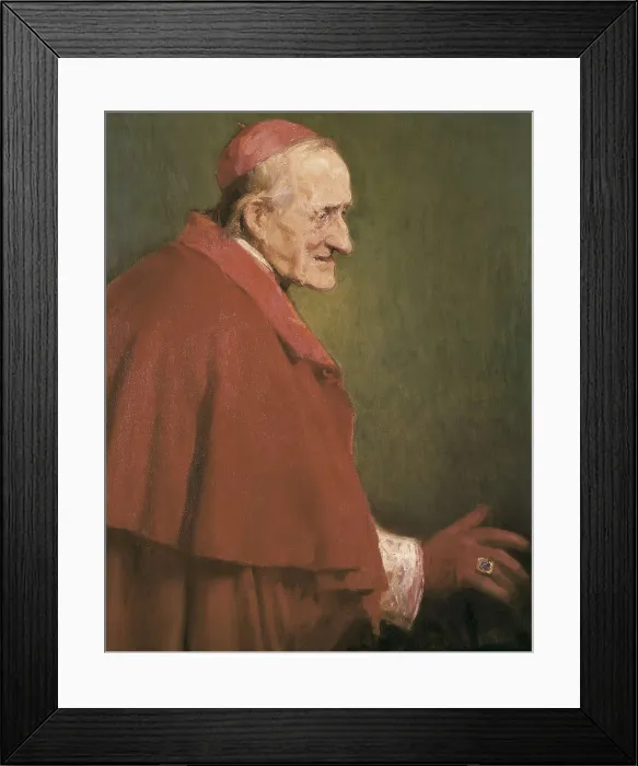 Framed Print : BENLLIURE y GIL, Josep (1855-1937). Roman Cardinal. Oil on canvas. SPAIN. Valencia. San Pio V Fine Arts Museum. AISA / Everett Collection**US SALES ONLY**