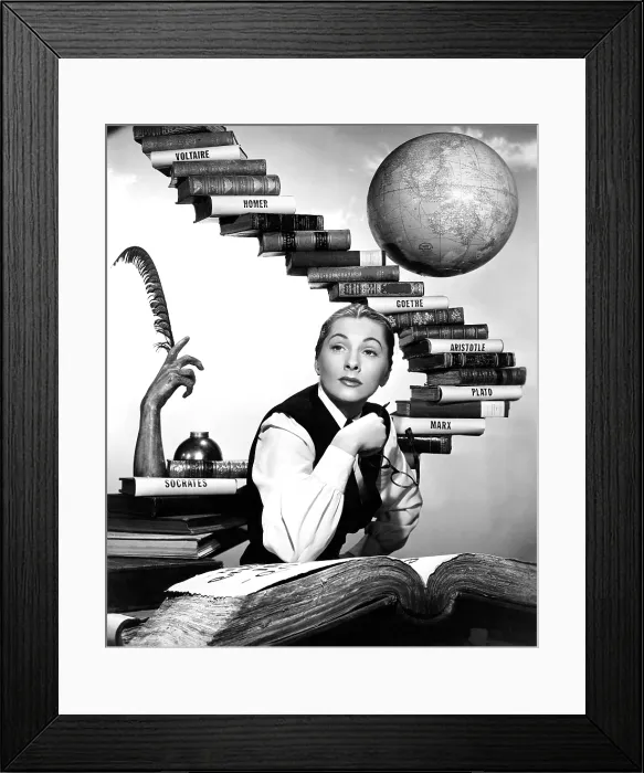 Framed Print : THE AFFAIRS OF SUSAN, Joan Fontaine, 1945