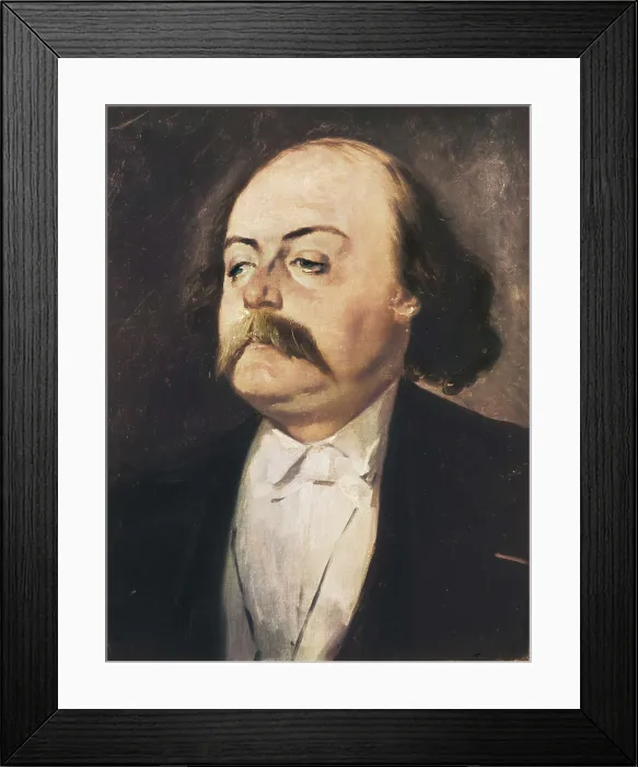 Framed Print : GIRAUD, Pierre Franois Eugne (1806-1881). Gustave Flaubert. 1867. Oil on canvas. AISA / Everett Collection**US SALES ONLY**