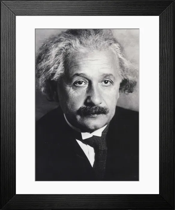 Framed Print : EINSTEIN, Albert (1879-1955). Portrait. AISA / Everett Collection**US SALES ONLY**
