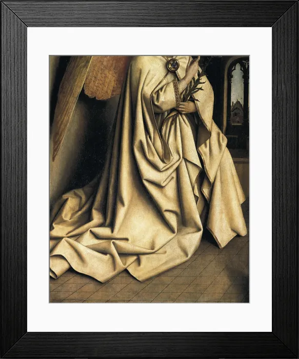 Framed Print : EYCK, Jan van (1390-1441); EYCK, Hubert van (1370-1426). The Ghent Altarpiece or Adoration of the Mystic Lamb. 1425-1432. BELGIUM. Ghent. Saint Bavo Cathedral