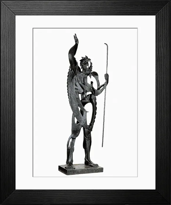 Framed Print : GARGALLO, Pablo (1881-1934). The Great Prophet. 1933. Sculpture on bronze. SPAIN. Madrid. Reina Sofia Art Centre National Museum. AISA / Everett Collection**US SALES ONLY** Framed Print : GARGALLO, Pablo (1881-1934). The Great Prophet. 1933. Sculpture on bronze. SPAIN. Madrid. Reina Sofia Art Centre National Museum. AISA / Everett Collection**US SALES ONLY**