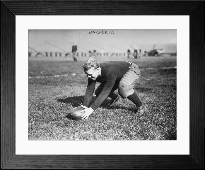 Framed Print : Football, Jamison, University of Pennsylvania, circa 1910-1915