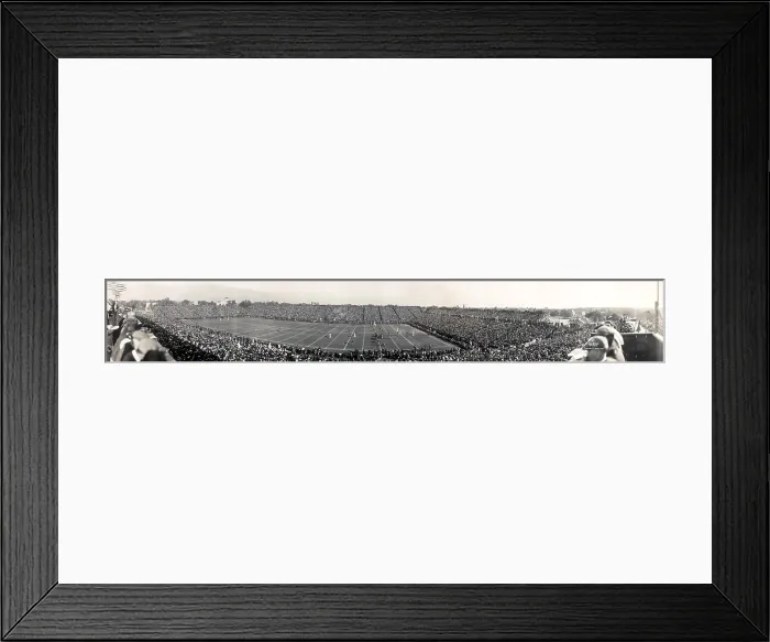 Framed Print : Football, Panorama of the Rose Bowl, University Of California vs. Ohio State, Jan 1, 1921