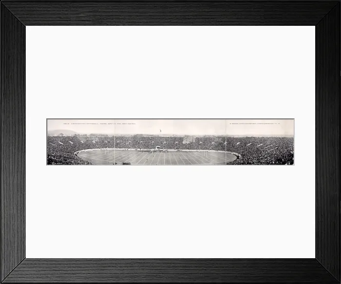 Framed Print : Football, Panorama of the Yale - Princeton football game, New Haven. Nov. 13, 1915 Framed Print : Football, Panorama of the Yale - Princeton football game, New Haven. Nov. 13, 1915