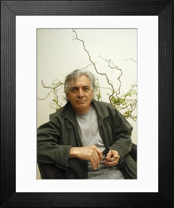 Framed Print : DUBOISJean Paul (1950). Writer. 2005. Oscar Elias / AISA / Everett Collection (184400)**US SALES ONLY**