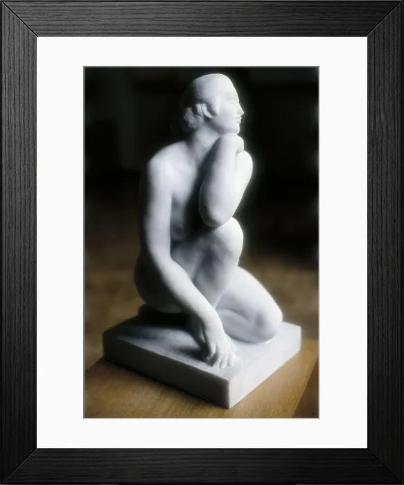 Framed Print : CLARA i AYATS, Josep (1878-1958). The Goddess. 1908-1910. SPAIN. Barcelona. City Hall. Another copy is located at Plaza de Catalua (Catalonia Square). Noucentisme