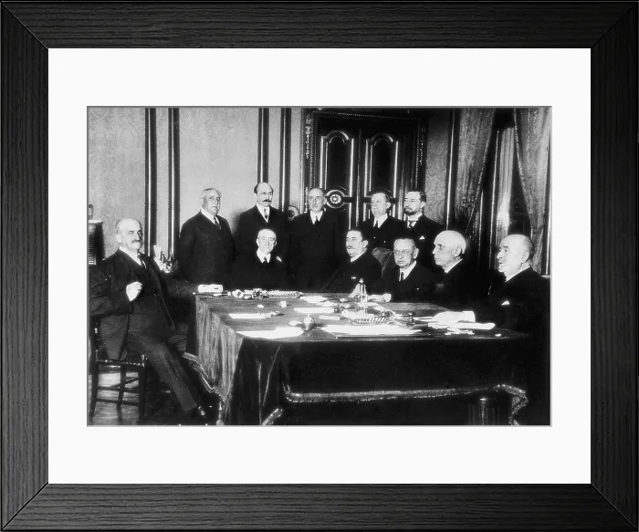 Framed Print : Spain (1931). First Cabinet presided by the Admiral Aznar. AISA / Everett Collection**US SALES ONLY** Framed Print : Spain (1931). First Cabinet presided by the Admiral Aznar. AISA / Everett Collection**US SALES ONLY**