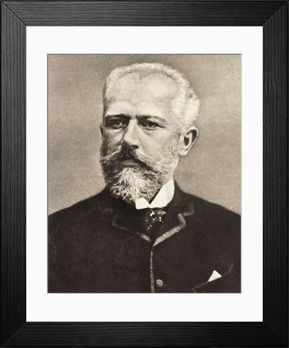 Framed Print : TCHAIKOVSKY, Pyotr Ilych (1840-1893). Painting. AISA / Everett Collection**US SALES ONLY** Framed Print : TCHAIKOVSKY, Pyotr Ilych (1840-1893). Painting. AISA / Everett Collection**US SALES ONLY**