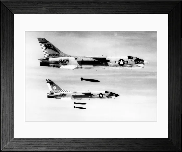 Framed Print : F-8 aircraft release bombs on North Vietnamese troop concentrations in South Vietnam, June 29, 1972. Courtesy: CSU Archives / Everett Collection Framed Print : F-8 aircraft release bombs on North Vietnamese troop concentrations in South Vietnam, June 29, 1972. Courtesy: CSU Archives / Everett Collection