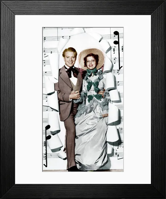 Framed Print : MAYTIME, from left: Nelson Eddy, Jeanette MacDonald, 1937