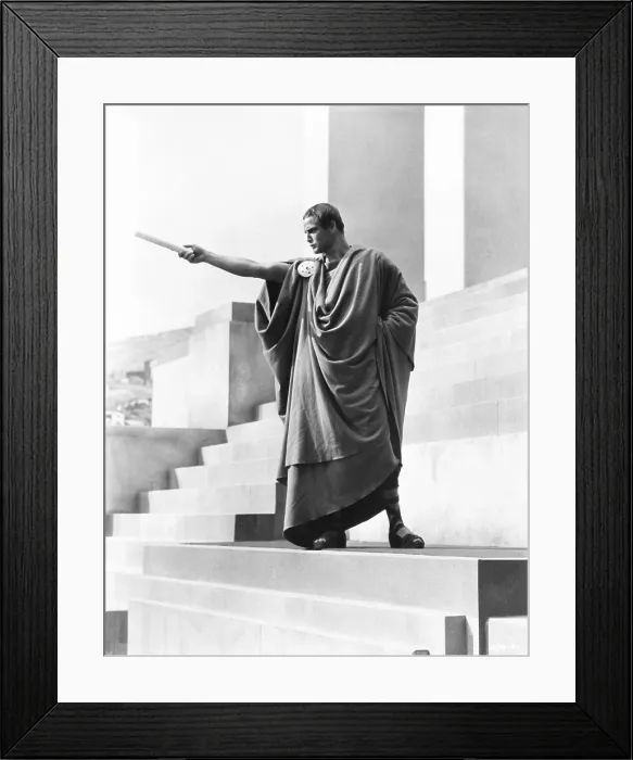 Framed Print : JULIUS CAESAR, Marlon Brando, 1953
