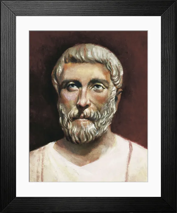 Framed Print : PYTHAGORAS ( c. 580 BC - c. 500). Painting. AISA / Everett Collection**US SALES ONLY**