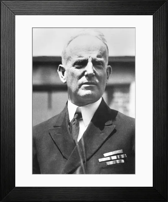 Framed Print : Admiral William Moffett, Chief of the Bureau of Aeronautics of the Navy in 1925