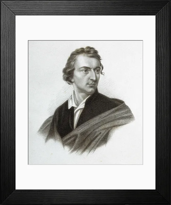 Framed Print : 'The life of Friedrich Schiller' by Thomas Carlyle. Frontispice with portrait of Schiller. Litography. AISA / Everett Collection**US SALES ONLY** Framed Print : 'The life of Friedrich Schiller' by Thomas Carlyle. Frontispice with portrait of Schiller. Litography. AISA / Everett Collection**US SALES ONLY**
