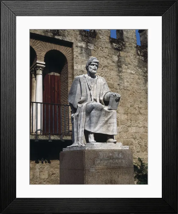 Framed Print : AVERROES (1126-1198). Situated in the wall premises. Sculpture on rock. SPAIN. ANDALUSIA. CORDOBA. Cordoba. AISA / Everett Collection**US SALES ONLY** Framed Print : AVERROES (1126-1198). Situated in the wall premises. Sculpture on rock. SPAIN. ANDALUSIA. CORDOBA. Cordoba. AISA / Everett Collection**US SALES ONLY**