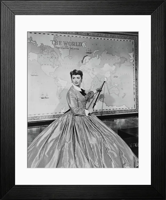 Framed Print : THE KING AND I, Deborah Kerr, 1956, TM & Copyright 20th Century Fox Film Corp. / courtesy Everett Collection Framed Print : THE KING AND I, Deborah Kerr, 1956, TM & Copyright 20th Century Fox Film Corp. / courtesy Everett Collection