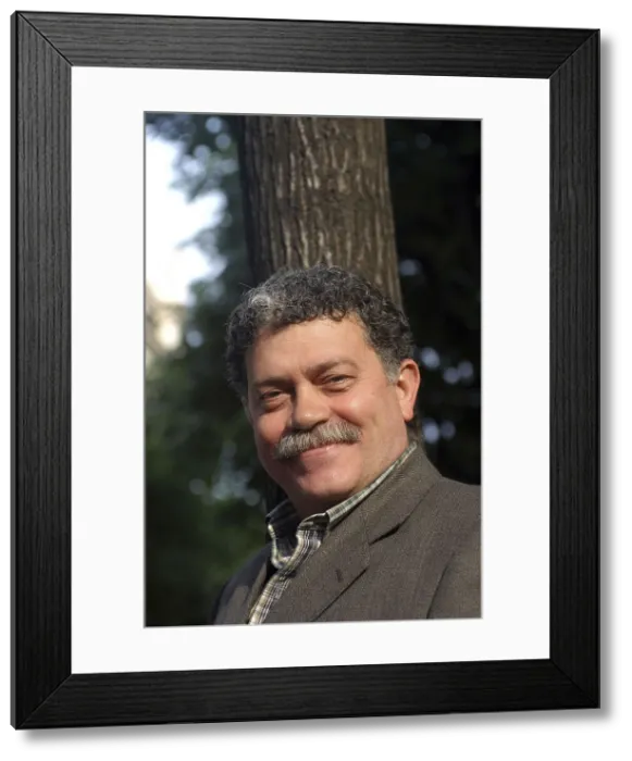 Framed Print : RISOWalter (1951). Psychologist and writer. 2005. Oscar Elias / AISA / Everett Collection (184412)**US SALES ONLY**