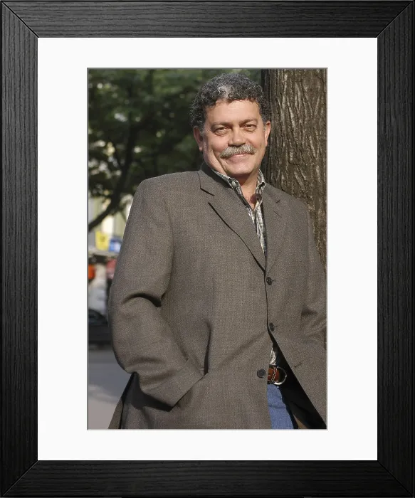 Framed Print : RISOWalter (1951). Psychologist and writer. 2005. Oscar Elias / AISA / Everett Collection (184413)**US SALES ONLY**