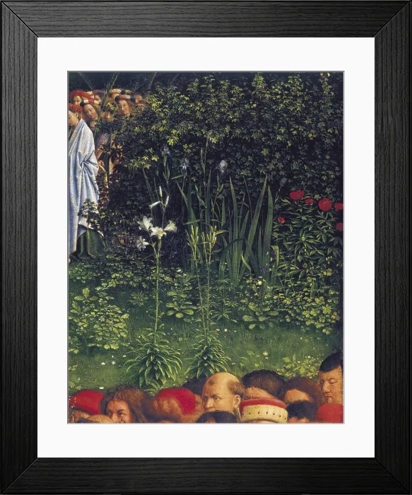 Framed Print : EYCK, Jan van (1390-1441); EYCK, Hubert van (1370-1426). The Ghent Altarpiece or Adoration of the Mystic Lamb. 1425-1432. BELGIUM. Ghent. Saint Bavo Cathedral Framed Print : EYCK, Jan van (1390-1441); EYCK, Hubert van (1370-1426). The Ghent Altarpiece or Adoration of the Mystic Lamb. 1425-1432. BELGIUM. Ghent. Saint Bavo Cathedral