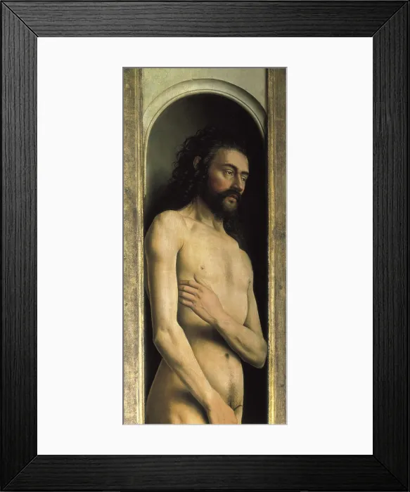 Framed Print : EYCK, Jan van (1390-1441); EYCK, Hubert van (1370-1426). The Ghent Altarpiece or Adoration of the Mystic Lamb. 1425-1432. BELGIUM. Ghent. Saint Bavo Cathedral Framed Print : EYCK, Jan van (1390-1441); EYCK, Hubert van (1370-1426). The Ghent Altarpiece or Adoration of the Mystic Lamb. 1425-1432. BELGIUM. Ghent. Saint Bavo Cathedral
