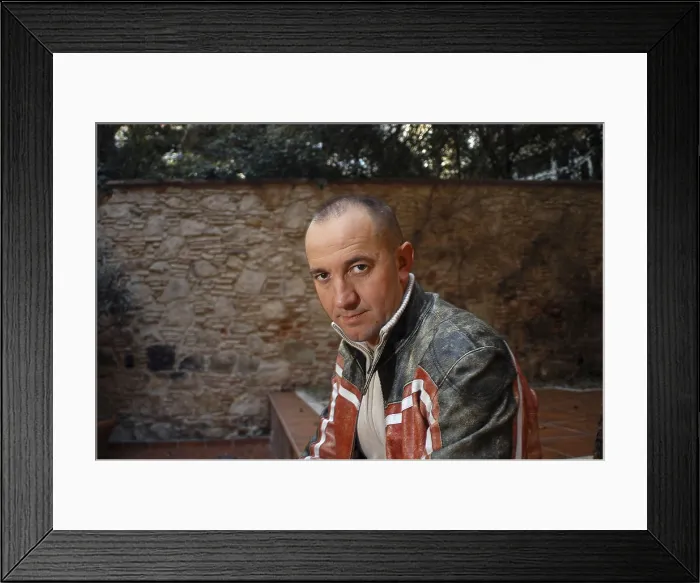 Framed Print : CLAUDELPhilippe (1962). Writer. 2005. Oscar Elias / AISA / Everett Collection (184429)**US SALES ONLY**