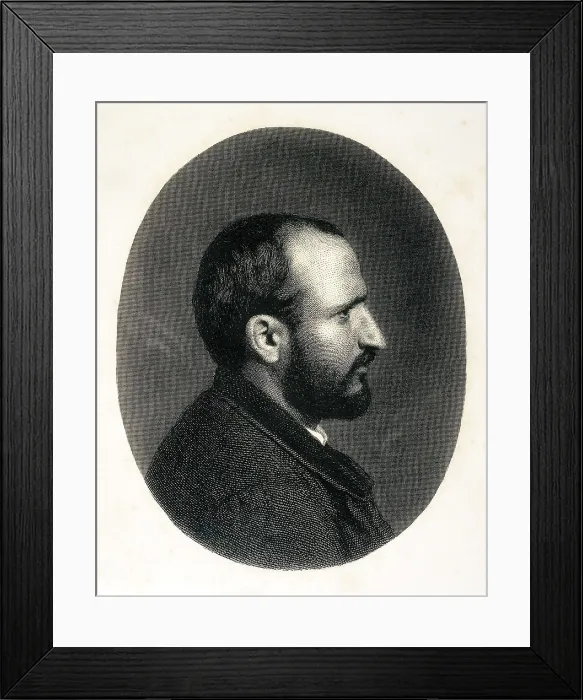 Framed Print : ALARCON Y ARIZA, Pedro Antonio de (1833-1891). Engraving. SPAIN. Barcelona. Biblioteca de Catalunya (National Library of Catalonia). AISA / Everett Collection**US SALES ONLY**
