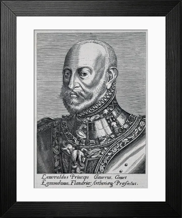 Framed Print : EGMOND, Lamoraal, Count van (1522-1568). Xylography. AISA / Everett Collection**US SALES ONLY**