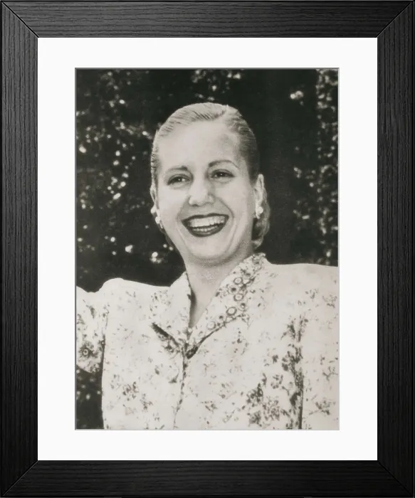 Framed Print : DUARTE DE PERON, Eva Mara, called 'Evita' (1919-1952). Portrait of Evita Pern. AISA / Everett Collection**US SALES ONLY** Framed Print : DUARTE DE PERON, Eva Mara, called 'Evita' (1919-1952). Portrait of Evita Pern. AISA / Everett Collection**US SALES ONLY**