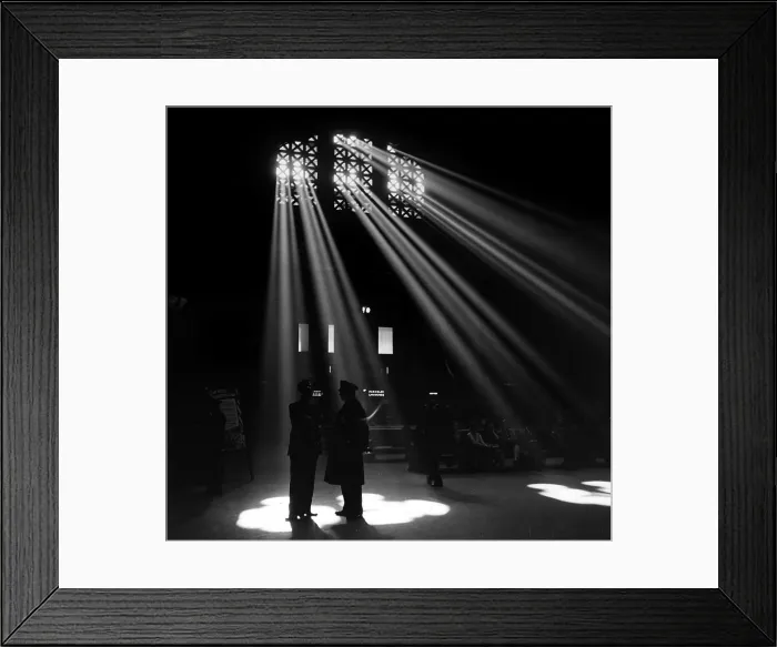 Framed Print : The waiting room of Union Station, photograph by Jack Delano, Chicago, Illinois, January, 1943