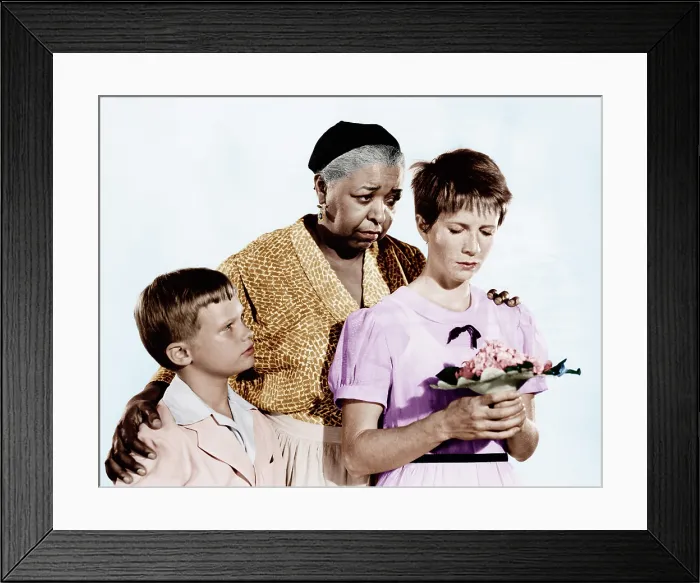 Framed Print : THE MEMBER OF THE WEDDING, from left: Brandon De Wilde, Ethel Waters, Julie Harris, 1952