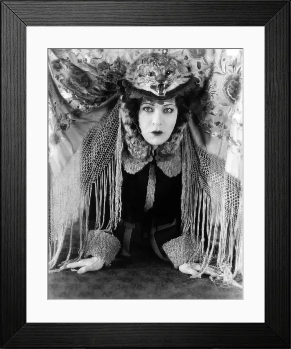 Framed Print : A DOLL'S HOUSE, Alla Nazimova, in a cat hat designed by Natasha Rambova, 1922 Framed Print : A DOLL'S HOUSE, Alla Nazimova, in a cat hat designed by Natasha Rambova, 1922