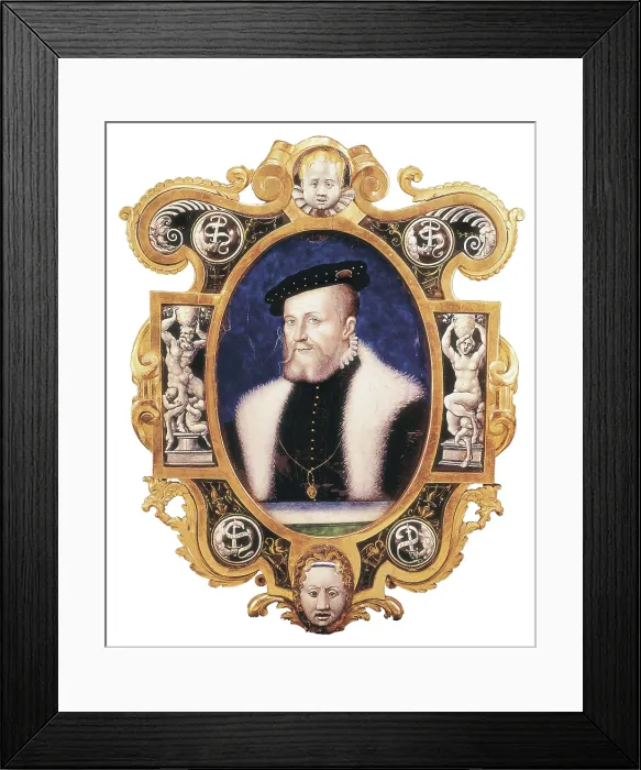 Framed Print : Limosin or Limousin, Leonard (c. 1505-c. 1575). Portrait of the Constable of Montmorency. 1556. Renaissance art. Cinquecento. Enamel. FRANCE. Paris. Louvre Museum Framed Print : Limosin or Limousin, Leonard (c. 1505-c. 1575). Portrait of the Constable of Montmorency. 1556. Renaissance art. Cinquecento. Enamel. FRANCE. Paris. Louvre Museum