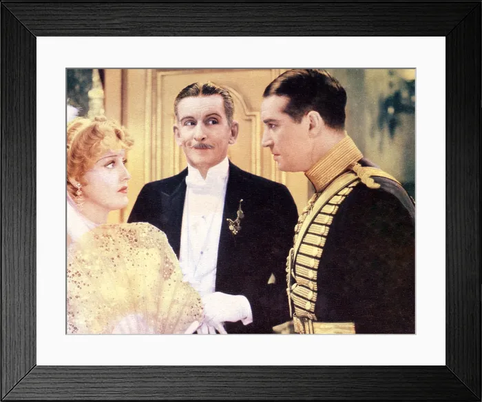 Framed Print : THE MERRY WIDOW, Jeanette MacDonald, Edward Everett Horton, Maurice Chevalier, 1934 Framed Print : THE MERRY WIDOW, Jeanette MacDonald, Edward Everett Horton, Maurice Chevalier, 1934