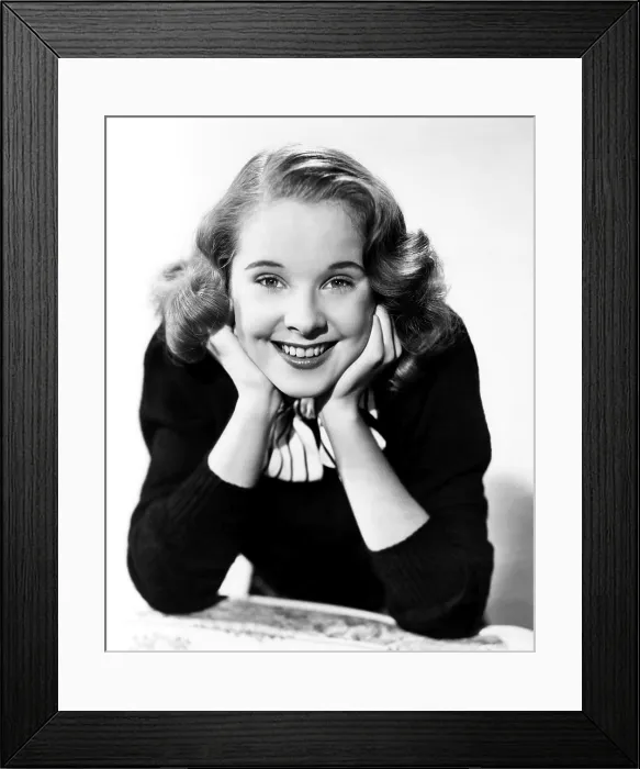 Framed Print : JUNIOR MISS, Mona Freeman, 1945, TM & Copyright 20th Century Fox Film Corp. All rights reserved