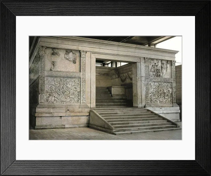 Framed Print : Altar of Peace of Augustus. 13 BC. ITALY. Rome. Roman art. Early Empire. Architecture. AISA / Everett Collection**US SALES ONLY**