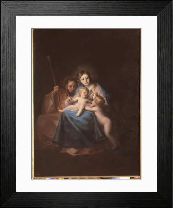 Framed Print : GOYA Y LUCIENTES, Francisco de (1746-1828). The Holy Family. 1775. Work done when he was young. Oil on canvas. SPAIN. Madrid. Prado Museum