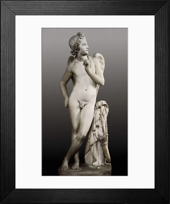 Framed Print : ALVAREZ CUBERO, Jos (1768-1827). Cupid. Neoclassicism. Sculpture on marble. SPAIN. Madrid. Prado Museum. AISA / Everett Collection**US SALES ONLY**