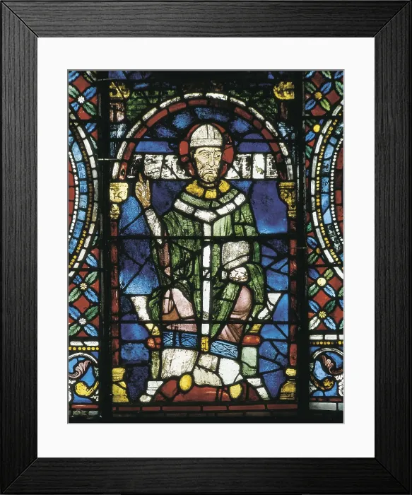 Framed Print : UNITED KINGDOM. ENGLAND. Canterbury. Cathedral. Portrait of St. Thomas Becket