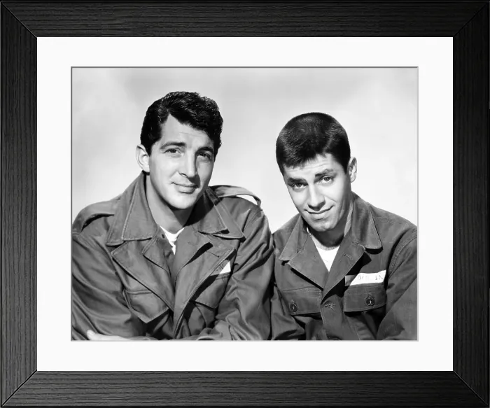 Framed Print : JUMPING JACKS, l-r: Dean Martin, Jerry Lewis, 1952 Framed Print : JUMPING JACKS, l-r: Dean Martin, Jerry Lewis, 1952