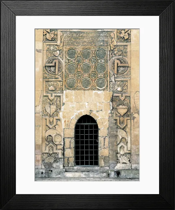 Framed Print : AHLAT, Hrremsah of (13th c.). Divrigi Great Mosque and Hospital. 1228-1229. TURKEY. Divrigi. Great Mosque. Portico of the hospital in the west faade. Islamic art. Architecture Framed Print : AHLAT, Hrremsah of (13th c.). Divrigi Great Mosque and Hospital. 1228-1229. TURKEY. Divrigi. Great Mosque. Portico of the hospital in the west faade. Islamic art. Architecture