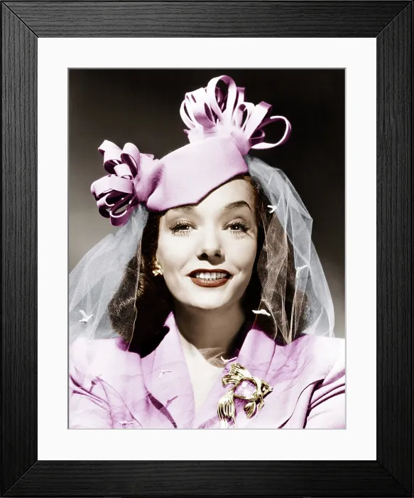 Framed Print : MEXICAN SPITFIRE'S BABY, Lupe Velez, in a felt pillbox hat and a gold brooch 1941 Framed Print : MEXICAN SPITFIRE'S BABY, Lupe Velez, in a felt pillbox hat and a gold brooch 1941