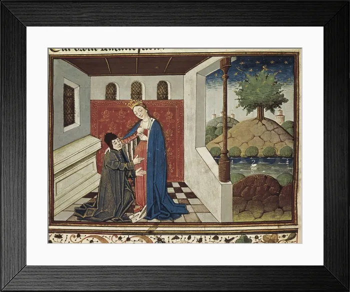 Framed Print : MEUNG, Jean de (1240-1305); BOETHIUS, Anicius Manlius Severinus (480-524) Framed Print : MEUNG, Jean de (1240-1305); BOETHIUS, Anicius Manlius Severinus (480-524)